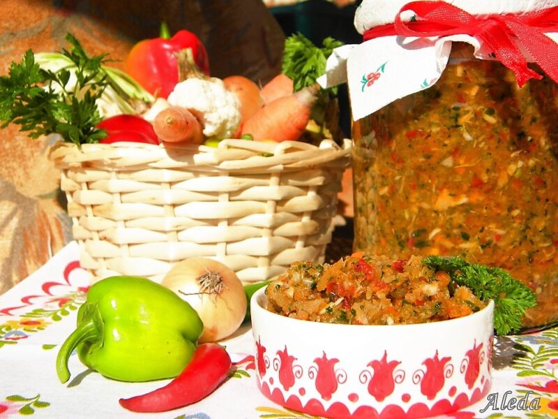 Sós „zöldséglekvár” főzés nélkül