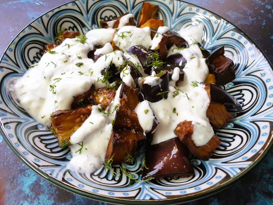 Joghurtos sült padlizsán – mindenmentesen